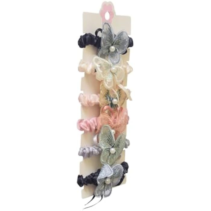 Daphne 6-Piece Children'S Hair Tie Set In The Shape Of A Butterfly - Mlitucolor - Image 2